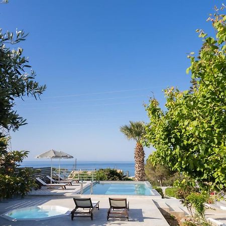 Queen'S Gem Luxury Villa - Heated Jacuzzi & Pool Limenas Chersonisou Exterior foto