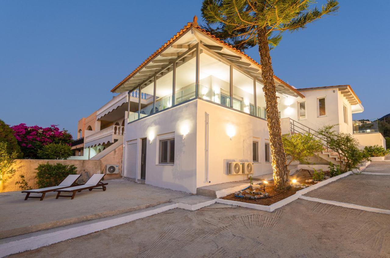 Queen'S Gem Luxury Villa - Heated Jacuzzi & Pool Limenas Chersonisou Exterior foto