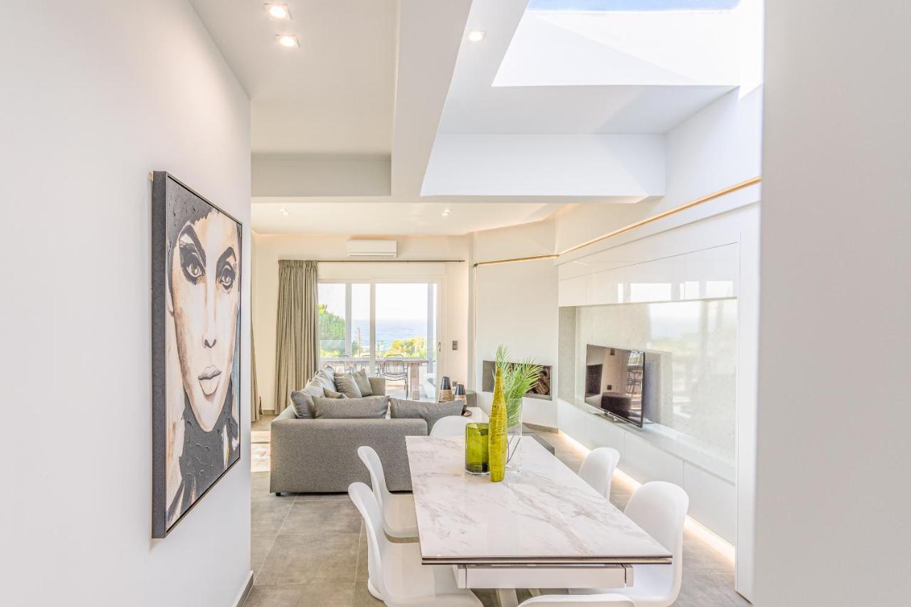 Queen'S Gem Luxury Villa - Heated Jacuzzi & Pool Limenas Chersonisou Exterior foto