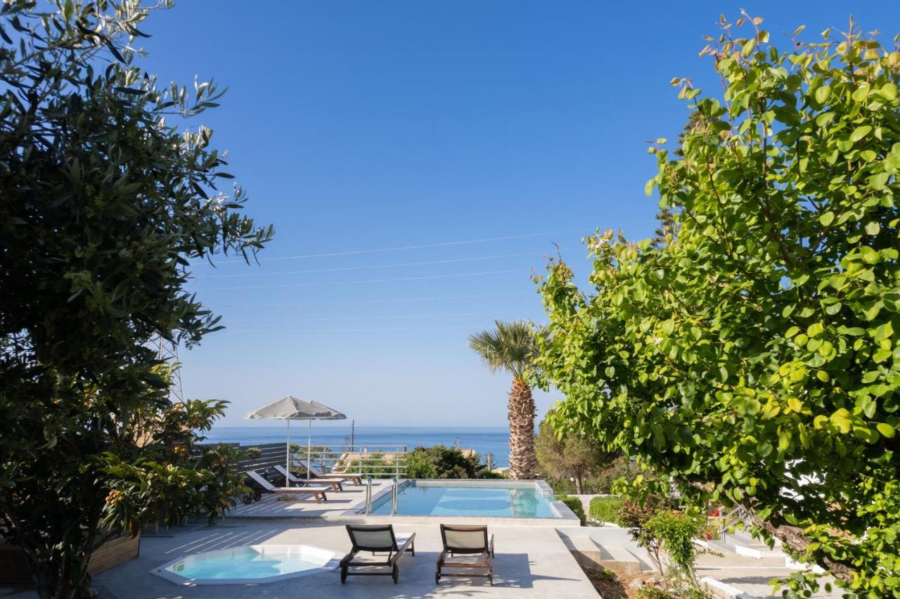 Queen'S Gem Luxury Villa - Heated Jacuzzi & Pool Limenas Chersonisou Exterior foto
